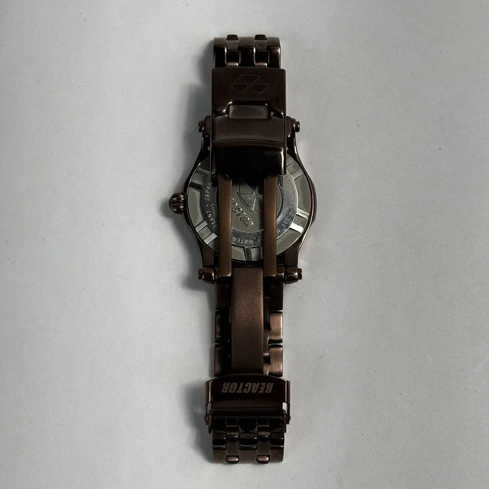 REACTOR Curie Abalone Watch - 200M Quartz - Water Resistant Glow In The Dark